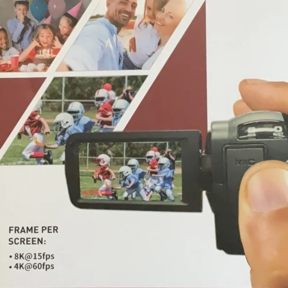 Vivitar Pro 8K Digital Camcorder With Accessory Bundle